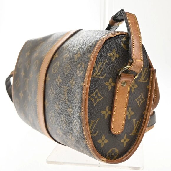 LOUIS VUITTON Logo Marne Shoulder Bag Monogram Leather Brown M51369 39KA691 - Picture 4 of 16